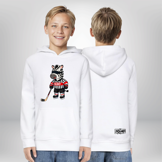 "ZEBRA MODE" The Squad Kids Hoody