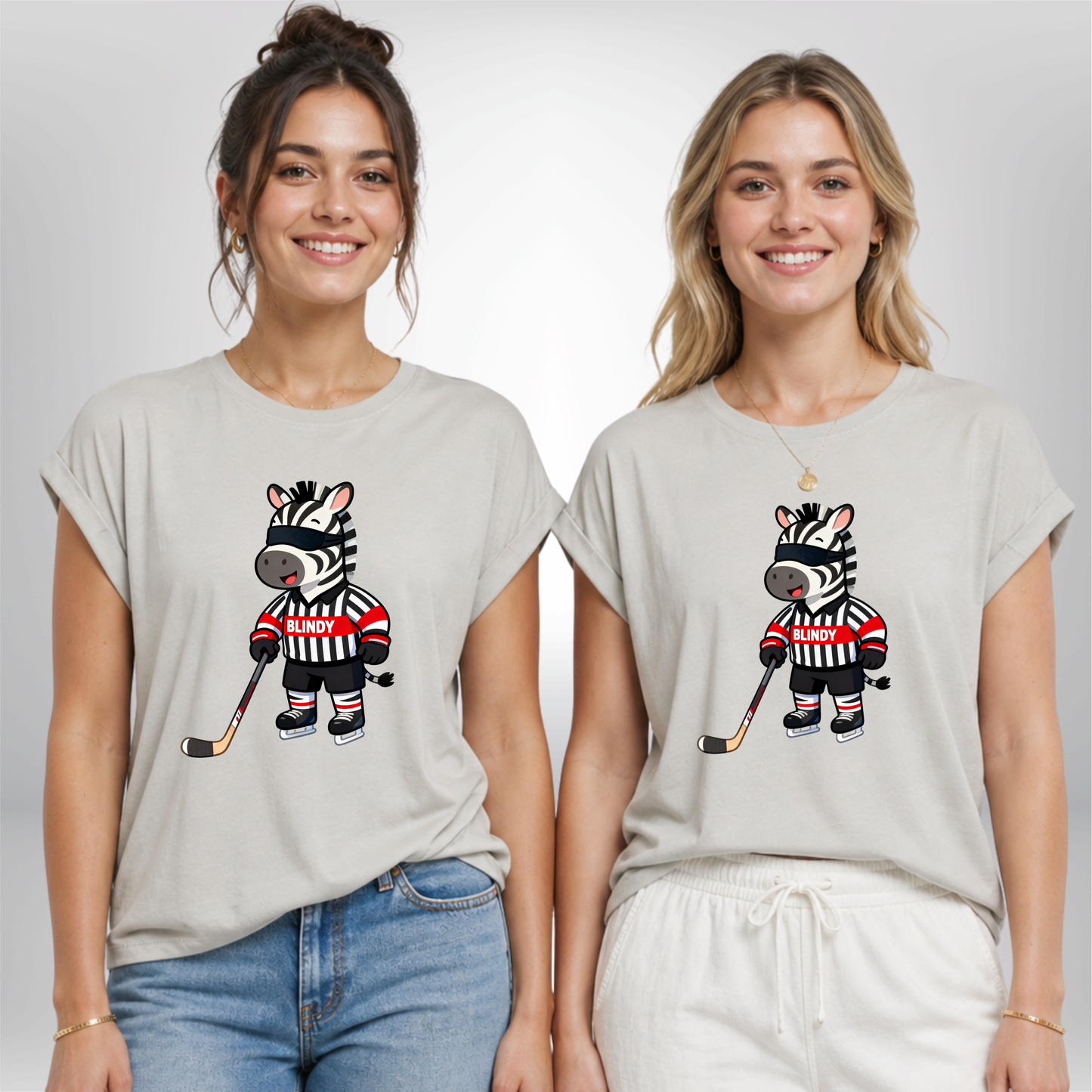 "ZEBRA MODE" The Squad Ladies Shirt
