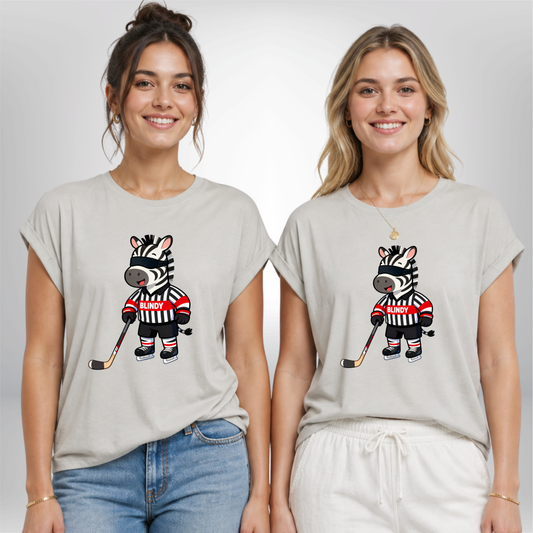 "ZEBRA MODE" The Squad Ladies Shirt