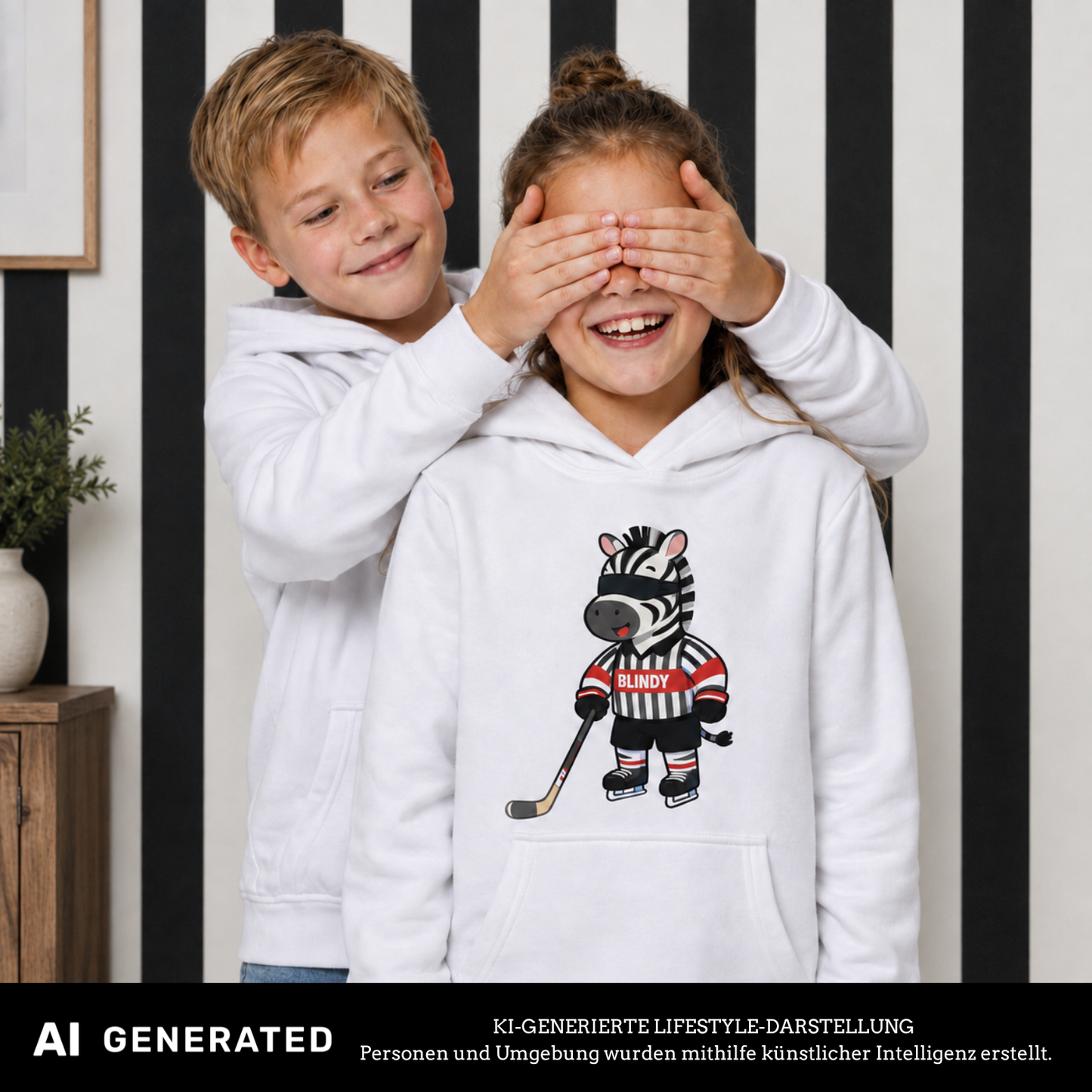 Zebra Kids Hoody
