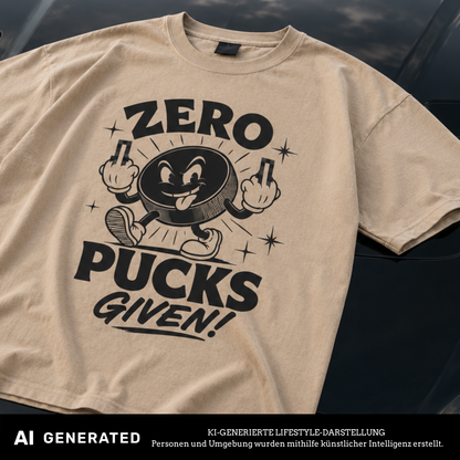 Zero Pucks Given Oversized Shirt
