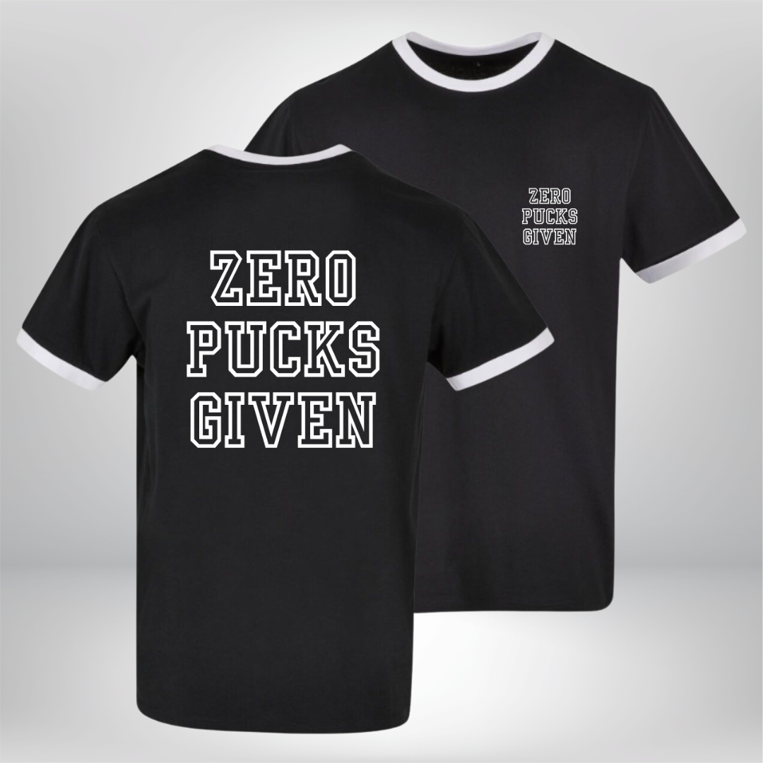 THE SQUAD 🏒 Zero Pucks Given 🏒  Ringer T-Shirt