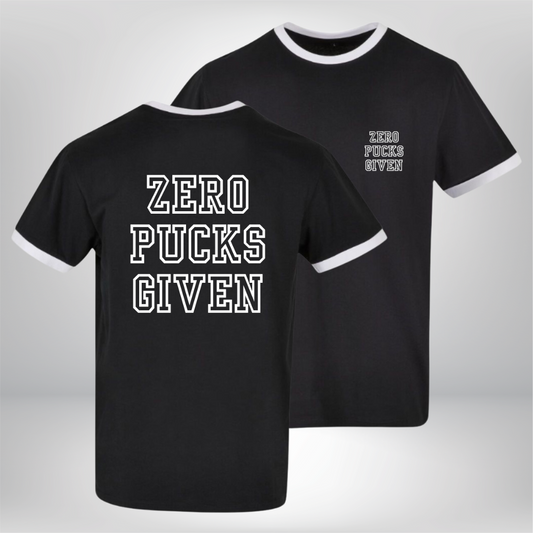 THE SQUAD 🏒 Zero Pucks Given 🏒  Ringer T-Shirt