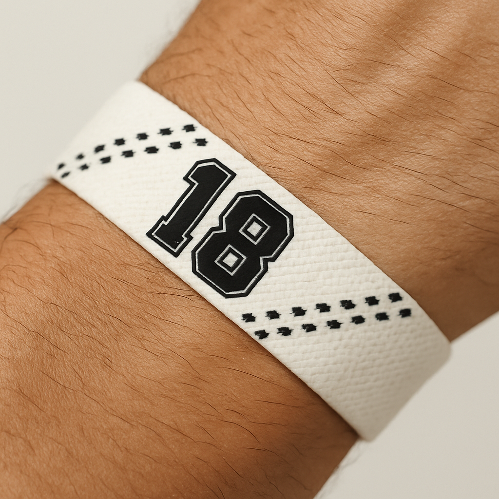 #18 Eishockey Armband Jonas Müller #18 - GAMECODE Lace Armband