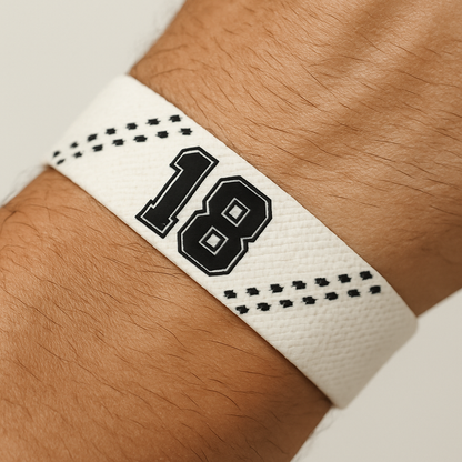 #18 Eishockey Armband Jonas Müller #18 - GAMECODE Lace Armband