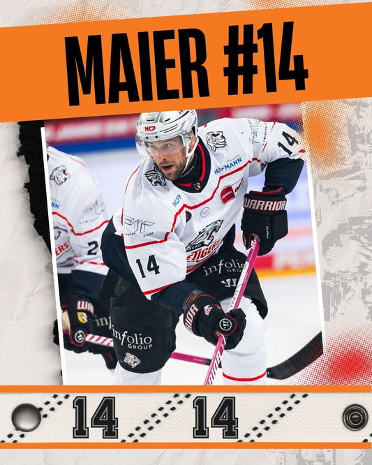 #14 Eishockey Armband Cole Maier #14 - GAMECODE Lace Armband