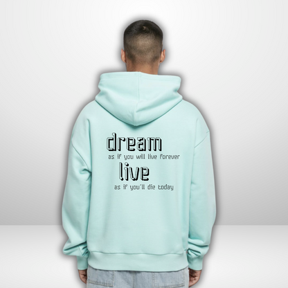 𝕋𝕚𝕞𝕠 𝔾𝕒𝕞𝕤 "dream/live" Ultra Heavy Oversized Hoodie in 2 Farben