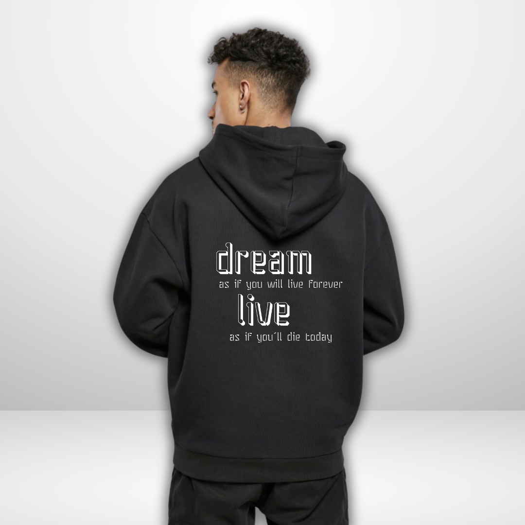 𝕋𝕚𝕞𝕠 𝔾𝕒𝕞𝕤 "dream/live" Ultra Heavy Oversized Hoodie in 2 Farben