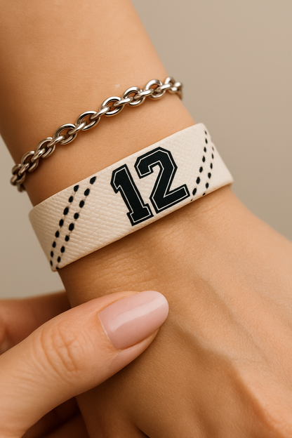 #12 Eishockey Armband Eric Mik #12 - GAMECODE Lace Armband