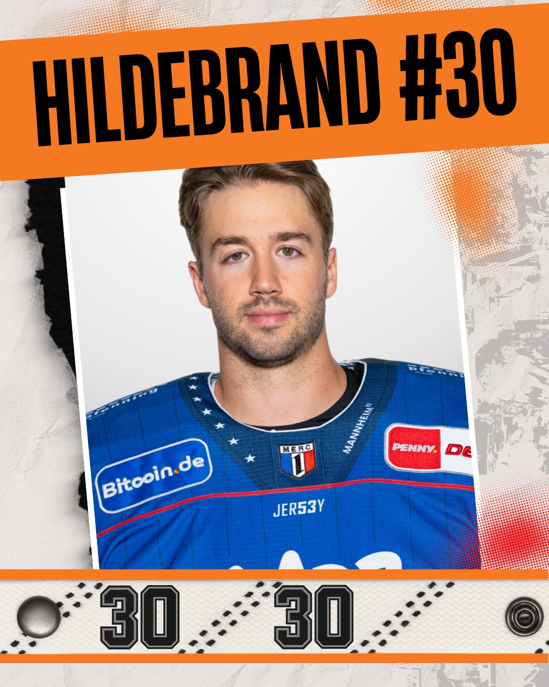 #30 Eishockey Armband Jake Hildebrand #30 - GAMECODE Lace Armband