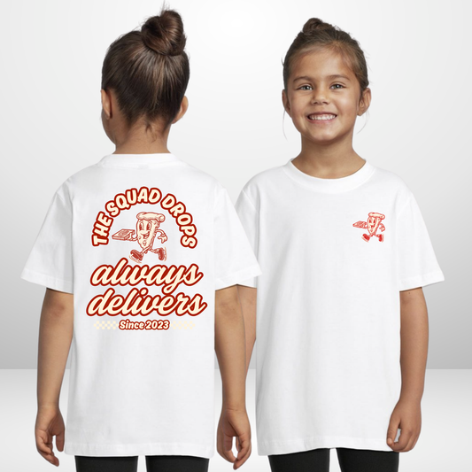 THE SQUAD "always delivers"  Kids Shirt