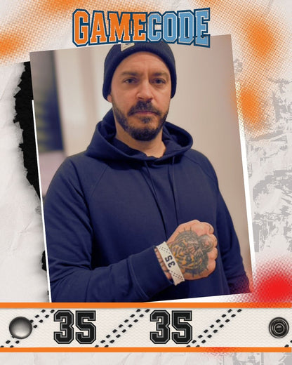 #35 Eishockey Armband Jerry Kuhn #35 - GAMECODE Lace Armband