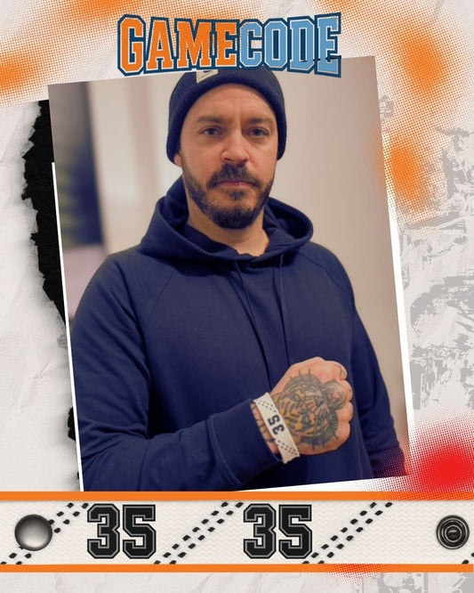 #35 Eishockey Armband Jerry Kuhn #35 - GAMECODE Lace Armband