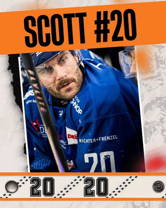 #20 Eishockey Armband Justin Scott #20 - GAMECODE Lace Armband