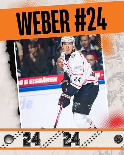 #24 Eishockey Armband Marcus Weber #24 - GAMECODE Lace Armband