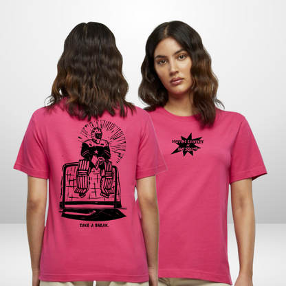 𝔡𝔯𝔬𝔭𝔭𝔦𝔫𝔤 𝔤𝔞𝔲𝔫𝔱𝔩𝔢𝔱𝔰 🏒⏸️ take a break ⏸️🏒 Ladies Shirt