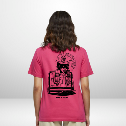 𝔡𝔯𝔬𝔭𝔭𝔦𝔫𝔤 𝔤𝔞𝔲𝔫𝔱𝔩𝔢𝔱𝔰 🏒⏸️ take a break ⏸️🏒 Ladies Shirt